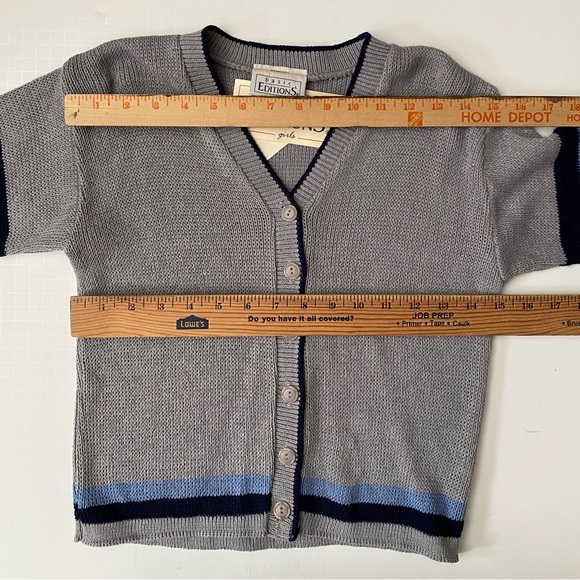 Vintage Basic Editions Little Girls Sweater Cardigan size 4/5 NWT - Picture 4 of 9